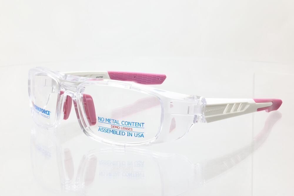 USA Workforce WF47083 62-17-122mm Safety Glasses FRAMES ONLY - NEW/WITHOUT TAGS